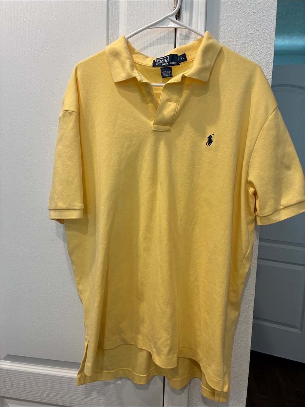 Polo by Ralph Lauren Yellow Short-Sleeve Polo with Navy Pony